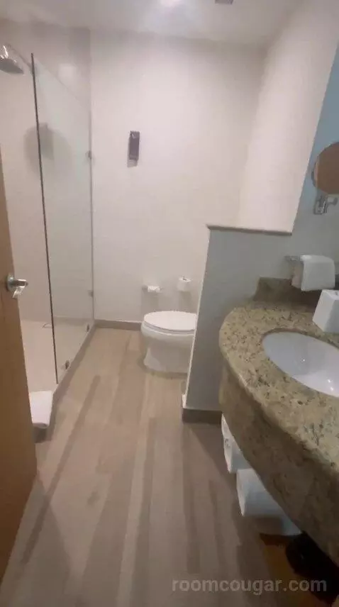 Standard Room with Two Double Beds and Airport Transfer (#310) bathroom picture #2