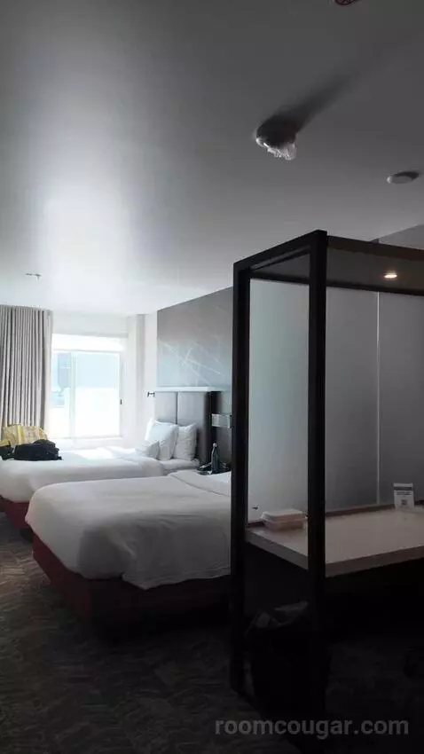 Suite with Two Queen Beds and Trundle Bed - Hearing Accessible bed picture #1