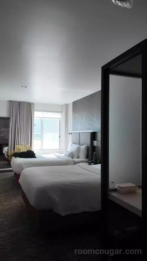 Suite with Two Queen Beds and Trundle Bed - Hearing Accessible bed picture #10