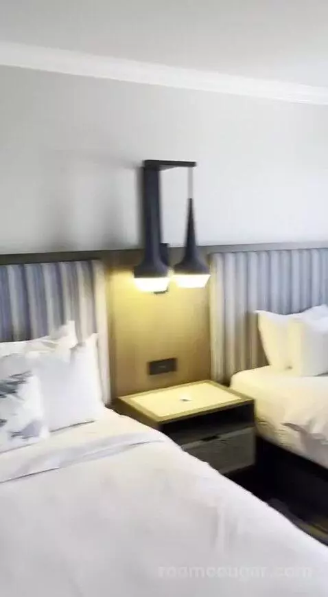 Guest Room, 2 Queen, Partial Ocean View, Balcony (#719) bed picture #7