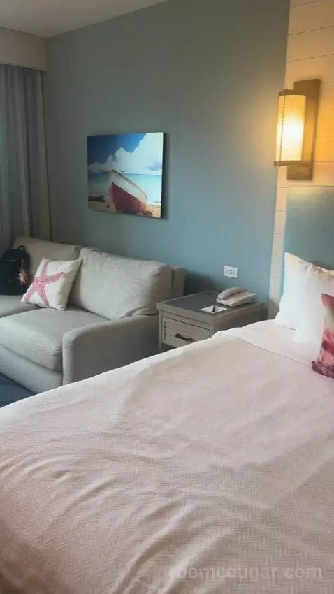 Lagoon View Room - King Bed (Includes Early Park Admission*) (#3230) bed picture #3