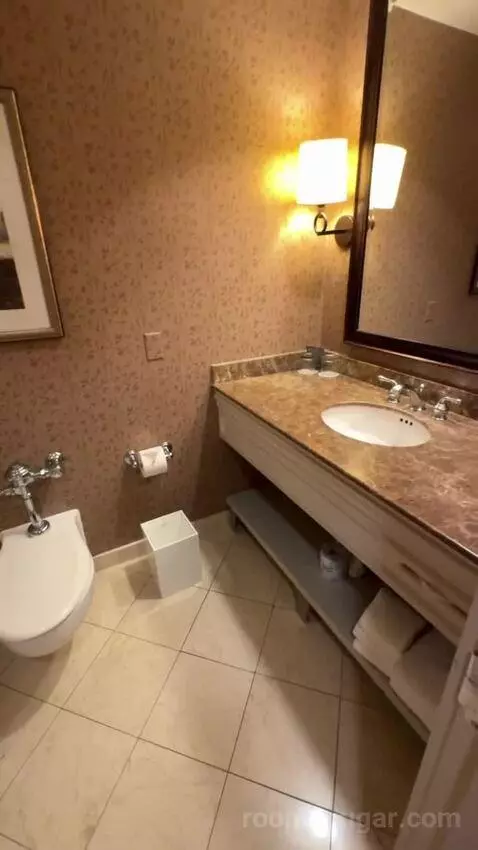 Deluxe Double Room with Two Double Beds and City View bathroom picture #1