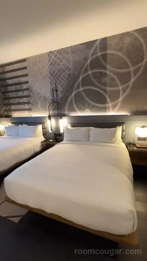 Standard Guest Room with 2 Queen, City View bed picture #5