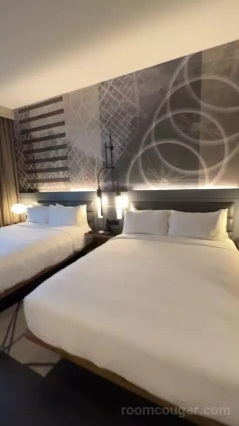 Standard Guest Room with 2 Queen, City View bed picture #8