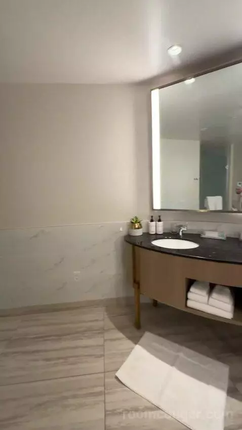 One-Bedroom King Suite with Strip View bathroom picture #10