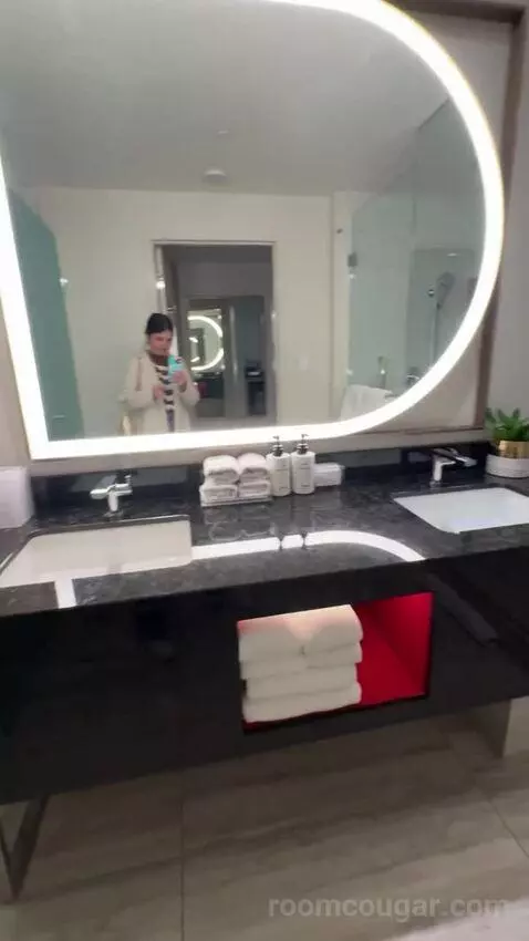 Premium Queen Room with Two Queen Beds and City View bathroom picture #8