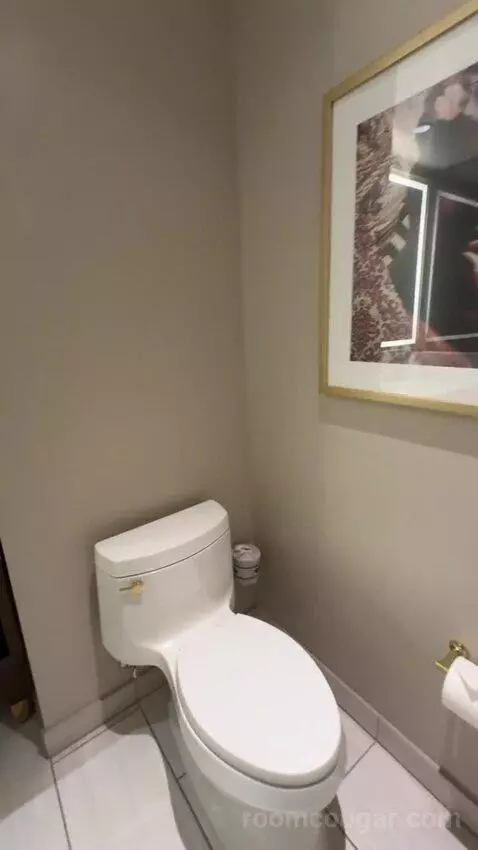 Deluxe Queen Room with Two Queen Beds and Partial Strip View bathroom picture #5