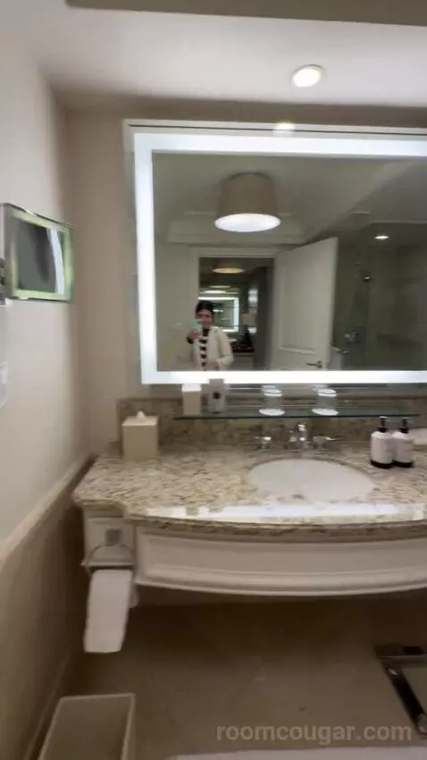 King Room with Strip View bathroom picture #9