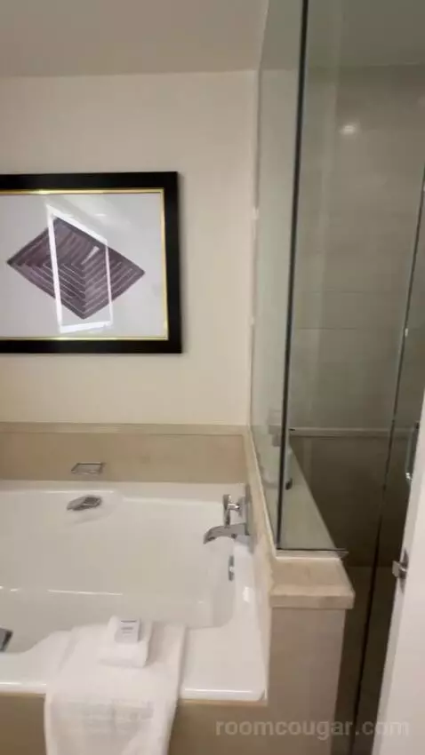 King Room with Strip View bathroom picture #11