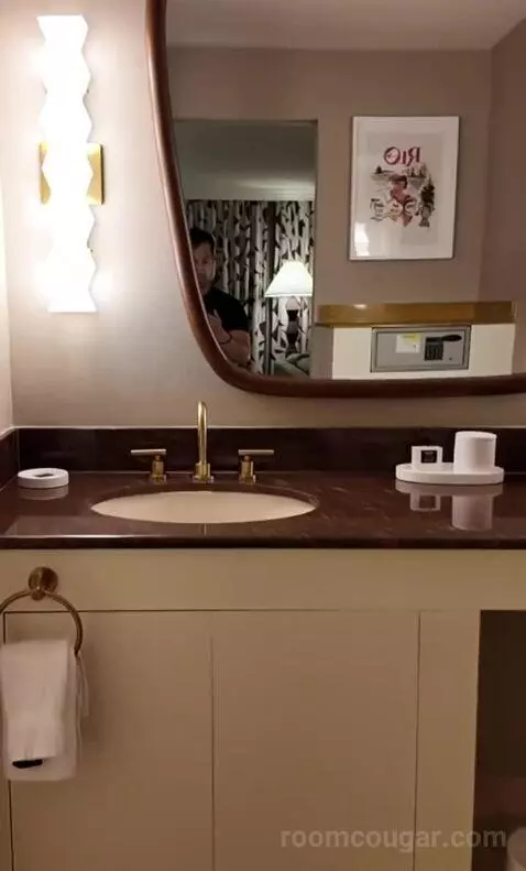 Deluxe King Room (#323) bathroom picture #3