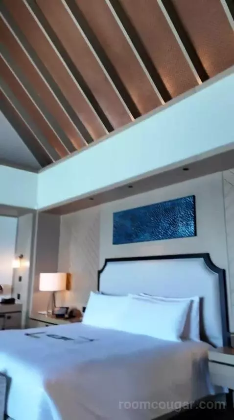 King Overwater Villa (#107) bed picture #6