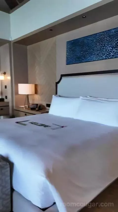 King Overwater Villa (#107) bed picture #10