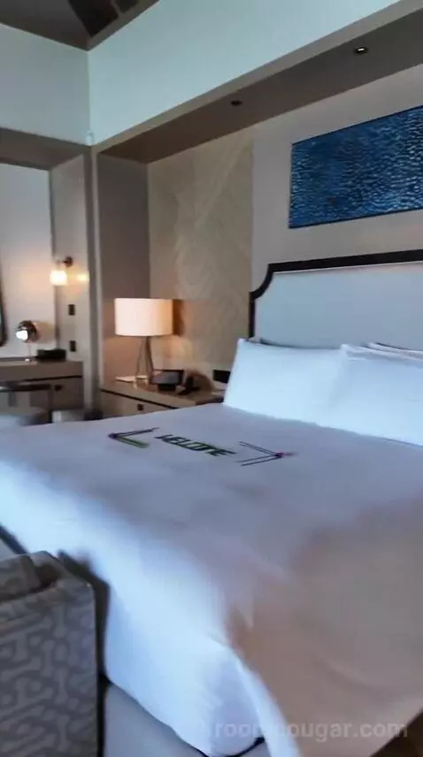 King Overwater Villa (#107) bed picture #11