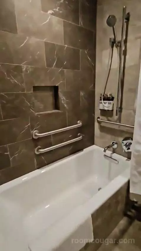 Queen Room with Two Queen Beds and Lake View - Disability Access (#432) bathroom picture #1
