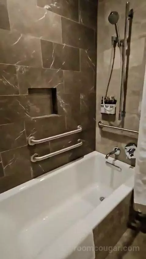 Queen Room with Two Queen Beds and Lake View - Disability Access (#432) bathroom picture #2