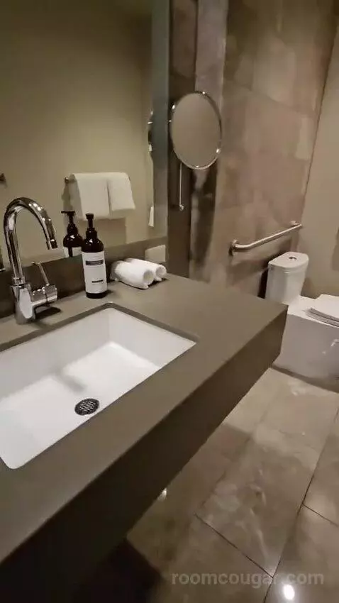 Queen Room with Two Queen Beds and Lake View - Disability Access (#432) bathroom picture #8