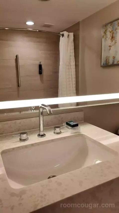 Queen Room with Two Queen Beds and Garden View - Hearing Accessible (#417) bathroom picture #7