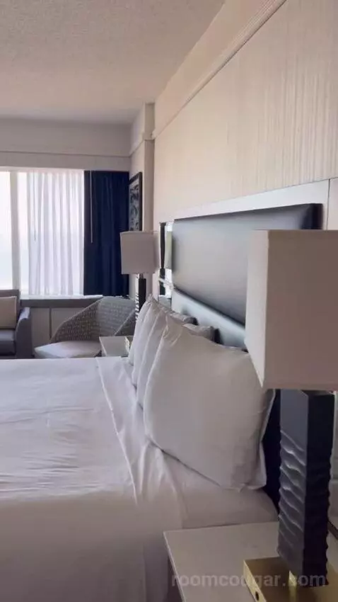 Renovated! Bally’s Tower Junior Suite City View (#3424) bed picture #3