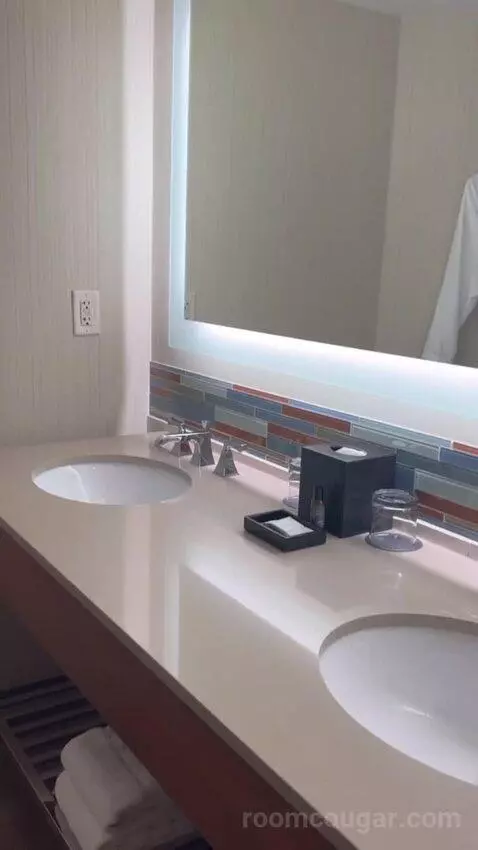 Traditional Island View, Guest Room, 1 King, Limited View (#3017) bathroom picture #11