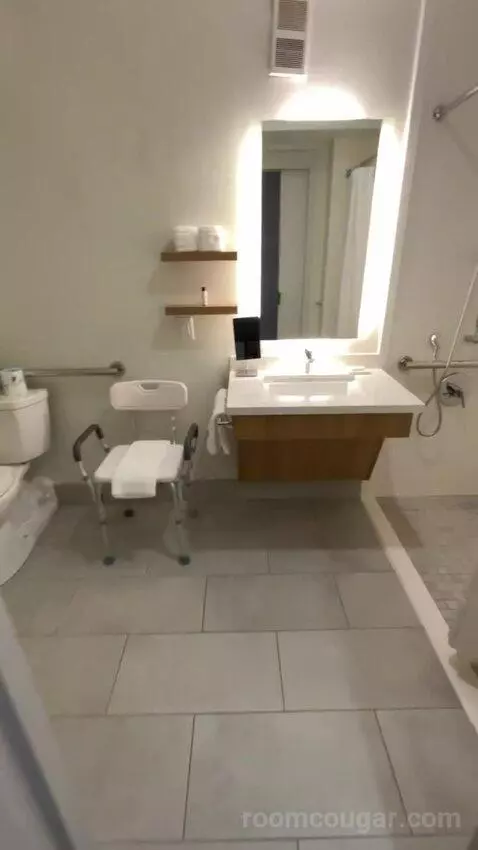 Queen Room with Two Queen Beds and Roll-In Shower - Mobility and Hearing Accessible (#4102) bathroom picture #2