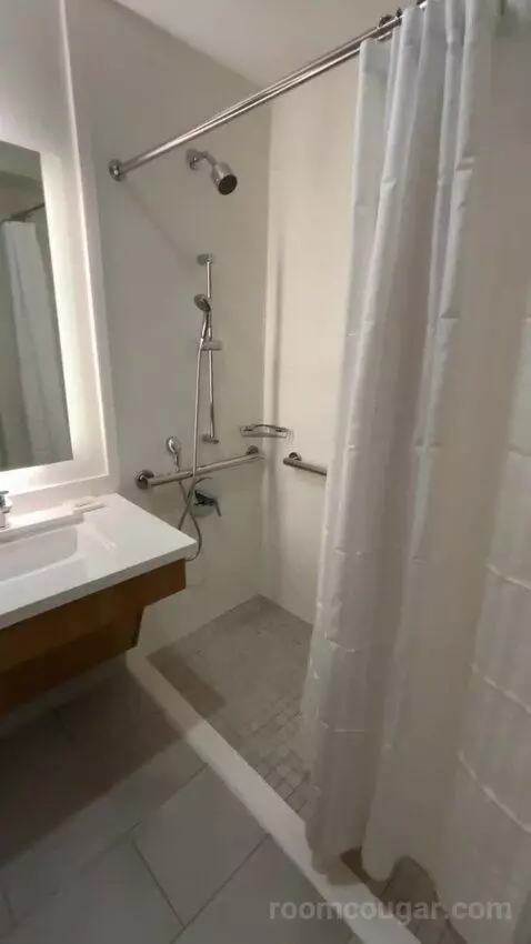 Queen Room with Two Queen Beds and Roll-In Shower - Mobility and Hearing Accessible (#4102) bathroom picture #4