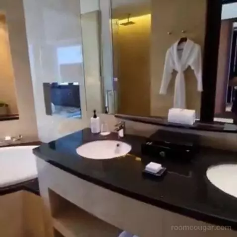 Deluxe Corner King Room with Panoramic View bathroom picture #2
