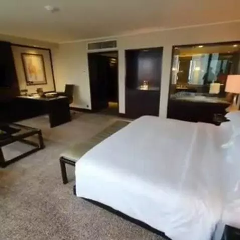Deluxe King Room with Park View bed picture #10