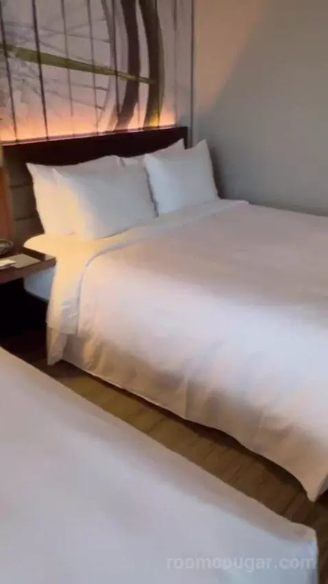 Guest Room with Two Queen Beds and City View bed picture #8