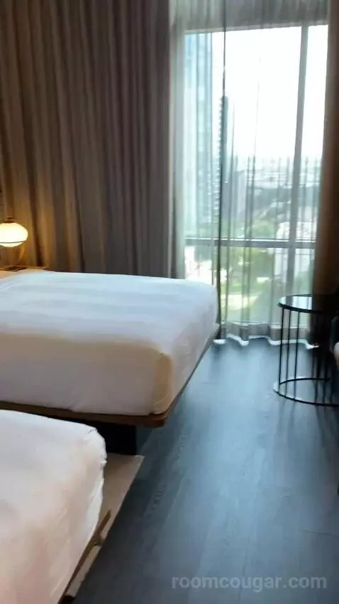 Guest Room with M Club Lounge Access, 2 Queen, City View (#1434) bed picture #12