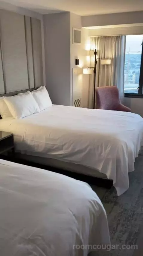 Larger Guest Room, 2 Queen, City View, Corner Room bed picture #3