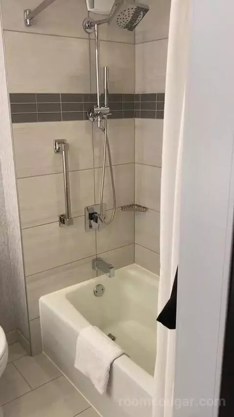 Larger Guest Room, 2 Queen, City View, Corner Room bathroom picture #3
