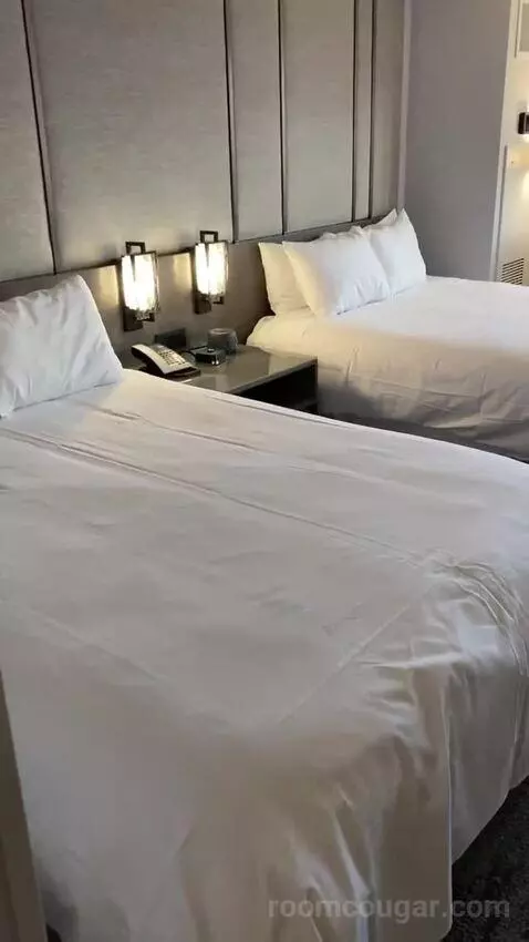 Larger Guest Room, 2 Queen, City View, Corner Room bed picture #2