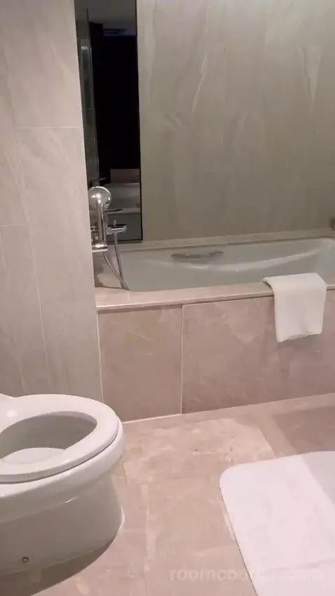 1 King Bed. Executive Lounge Access. Corner, Large 1-Bedroom Suite (#2123) bathroom picture #4