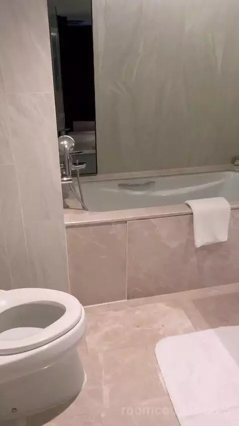 1 King Bed. Executive Lounge Access. Corner, Large 1-Bedroom Suite (#2123) bathroom picture #6
