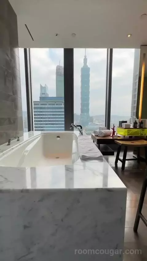 Fantastic Suite, 1 Bedroom Suite, 1 King, Taipei 101 View bathroom picture #8