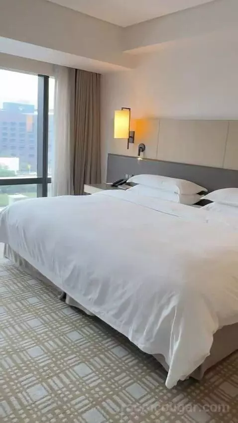 Executive Lounge Access, Suite, 1 King, Corner Room bed picture #3