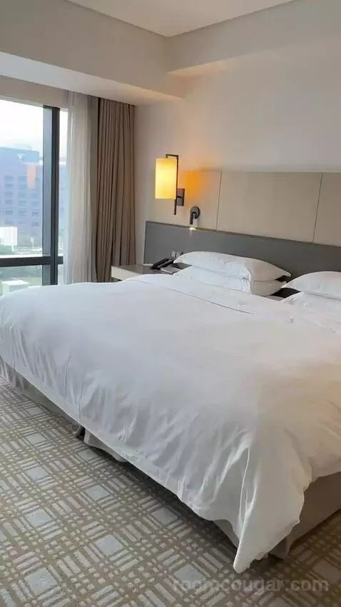 Executive Lounge Access, Suite, 1 King, Corner Room bed picture #5