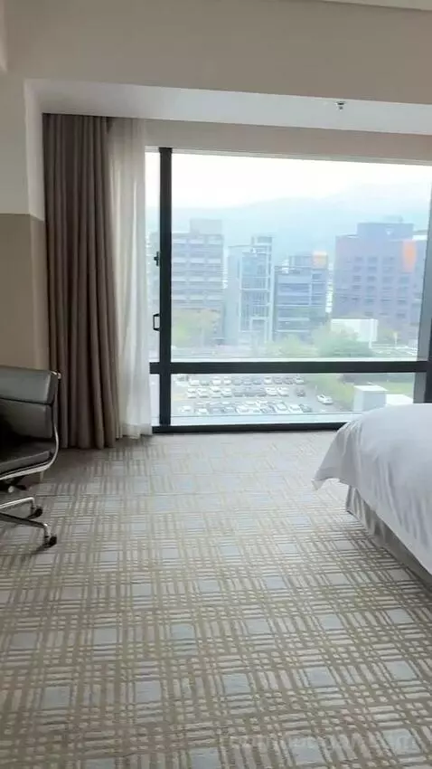 Executive Lounge Access, Suite, 1 King, Corner Room bed picture #11