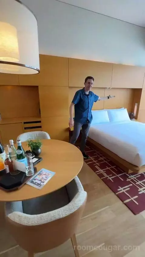 Deluxe King Room with City View bed picture #10