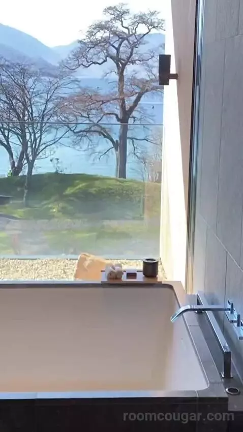 Lake Chuzenji View, Guest Room, 2 Double, Balcony (#315) bathroom picture #12