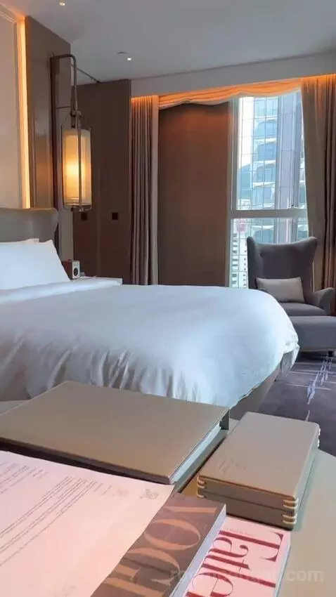 Metropolitan Suite, 1 Bedroom Suite, 1 King, Partial Harbour View bed picture #3
