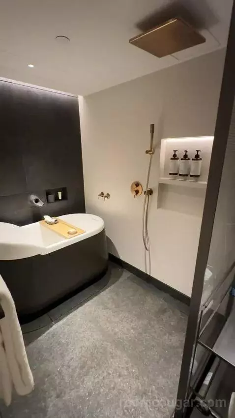 1 King Corner Suite with Sea View - Regent Club Access bathroom picture #1