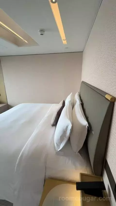 1 King Corner Suite with Sea View - Regent Club Access bed picture #8