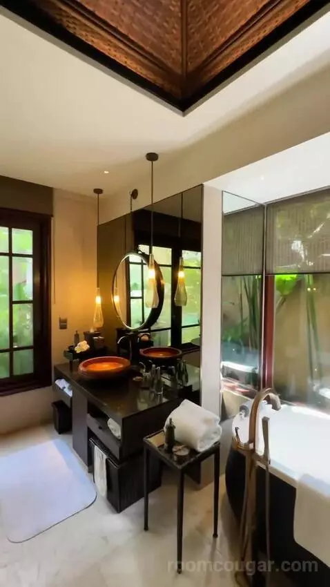 Riverfront Pool Villa, 1 Bedroom Villa, 1 King, Riverfront (#15) bathroom picture #5