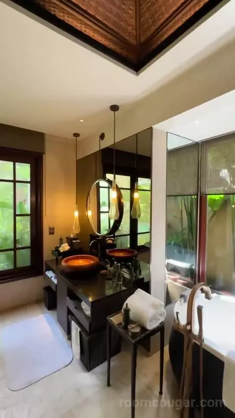 Riverfront Pool Villa, 1 Bedroom Villa, 1 King, Riverfront (#15) bathroom picture #6