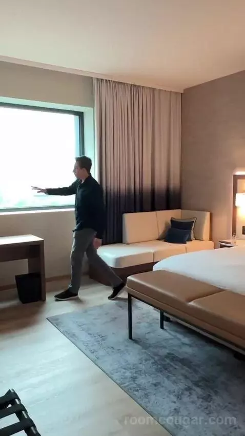 Corner Suite, M Club Level, Suite, 1 King, Corner Room bed picture #6