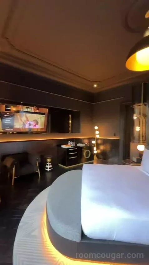 Extreme Wow Suite, 1 Bedroom Presidential Suite, 1 King, City View, Balcony, Fireplace bed picture #7