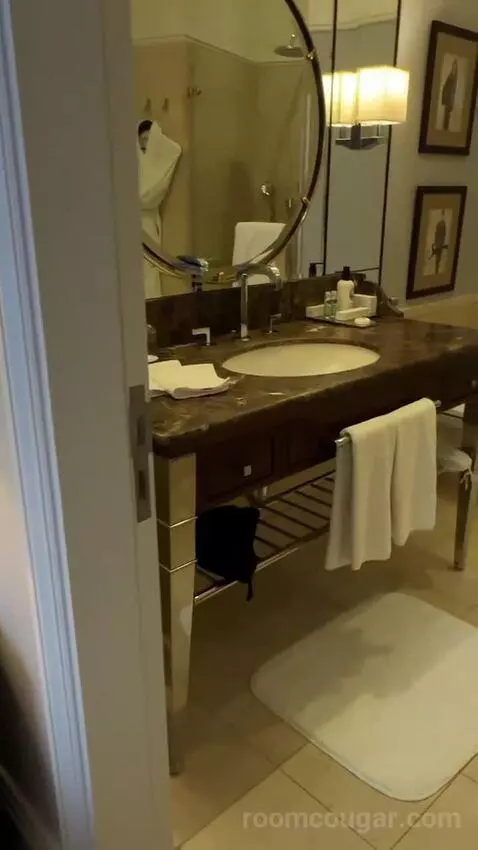 Deluxe Suite, 1 Bedroom Suite, 1 King, City View bathroom picture #3