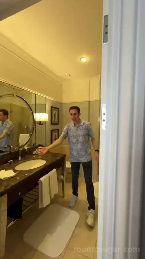 Deluxe Suite, 1 Bedroom Suite, 1 King, City View bathroom picture #2