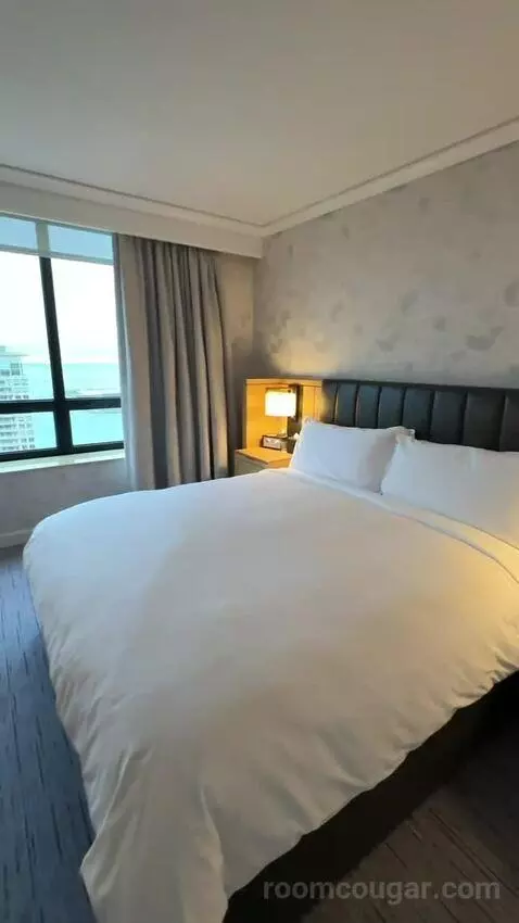 Lakeside Suite, 1 Bedroom Suite, 1 King, Sofa Bed, Lake Michigan View (#2907) bed picture #2
